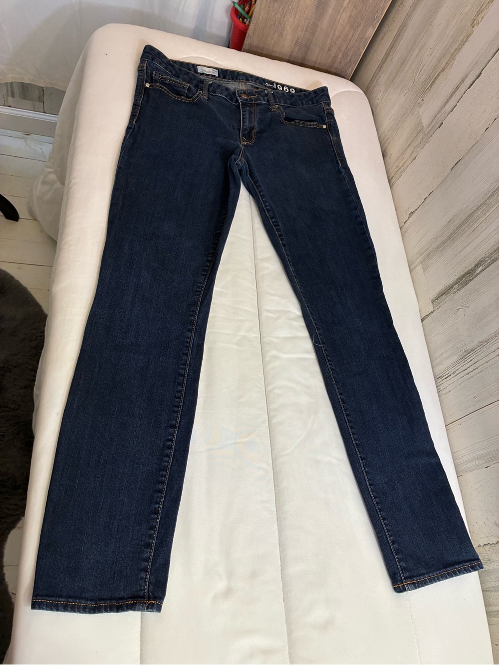 GAP 1969 Dark Blue Women’s Skinny Jeans Sz 30